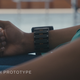 This is what one of Facebook’s wrist-mount HCI prototypes looks like.